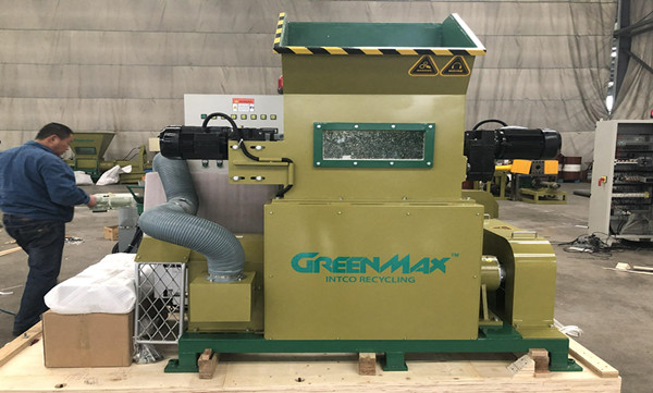 英科环保greenmax泡沫制品热熔机 专业回收处理泡沫塑料垃圾