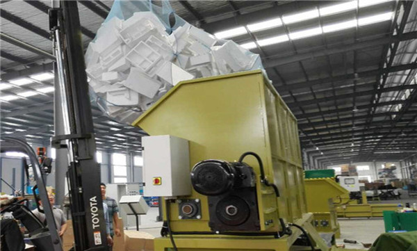 英科泡沫冷压机 回收冷压缩泡沫垃圾好帮手